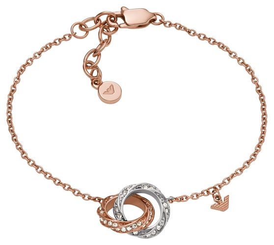 EGS3005221 Women's Crystal-Set Rose Gold-Tone Jewellery - Emporio Armani - Modalova