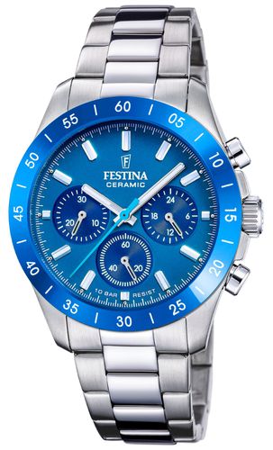 F20693/4 Ceramic Chronograph (39mm) Dial / Watch - Festina - Modalova