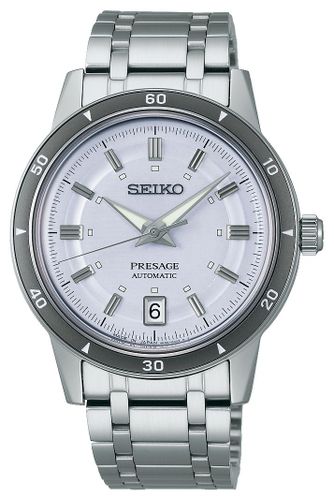 SRPL73J1 Presage Style 60s Automatic (39.5mm) Silvery Watch - Seiko - Modalova