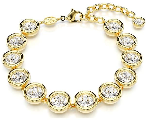 Imber Bracelet Round Cut White Crystals Jewellery - Swarovski - Modalova