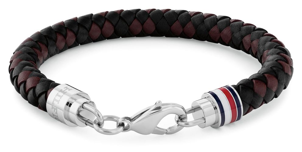 Men's Tyson Black and Brown Braided Jewellery - Tommy Hilfiger - Modalova