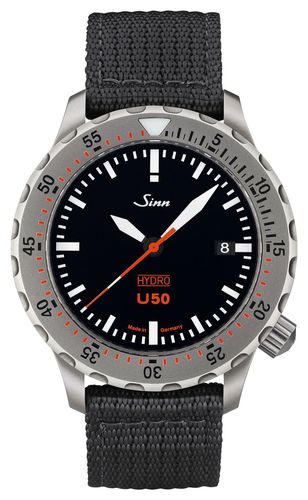 TEXTILE U50 HYDRO TEGIMENT 5000m (41mm) Watch - Sinn - Modalova