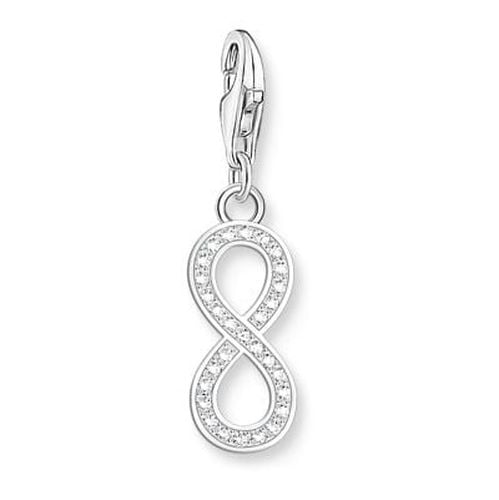 Silver Infinity Charm Pendant With Jewellery - Thomas Sabo - Modalova