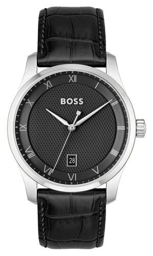 Principle (41mm) Dial / Leather Watch - BOSS - Modalova