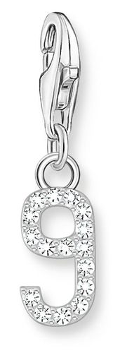 Silver Charm Pendant Number 9 Jewellery - James Moore TH - Modalova