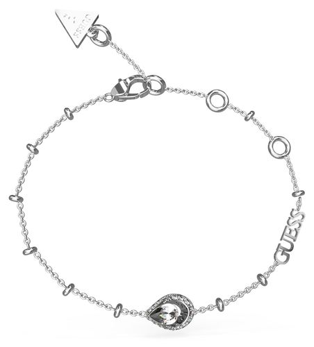 UBB03392RHL Women's Lollipop Rhodium Plated Crystal Jewellery - Guess - Modalova