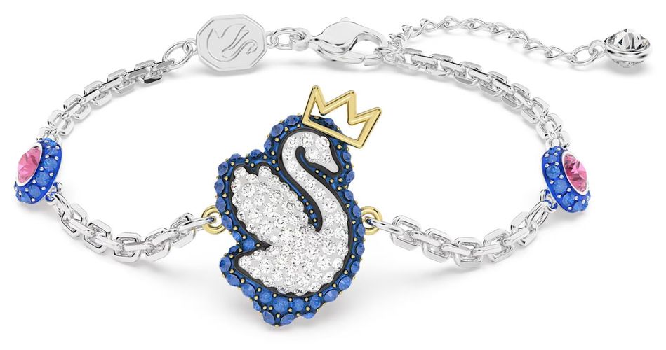 Pop Swan Bracelet | Rhodium Plated | Jewellery - Swarovski - Modalova