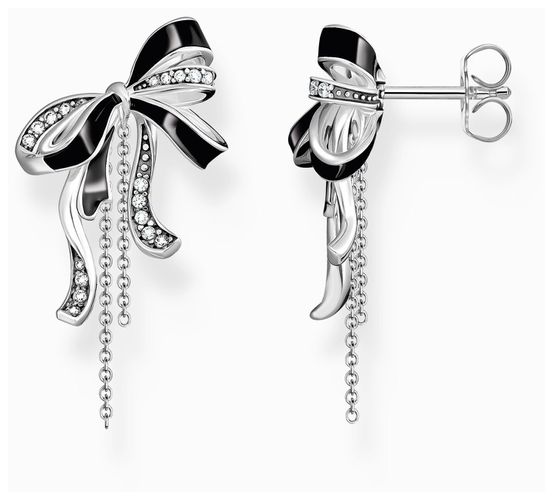 H2310-691-11 Lovely Romance Bow Earrings Crystal Jewellery - Thomas Sabo - Modalova