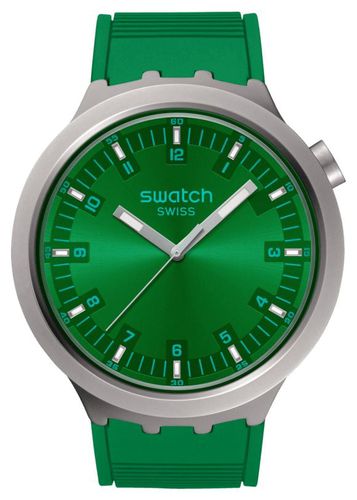 SB07S101 Big Bold Irony FOREST FACE (47mm) Dark Watch - Swatch - Modalova