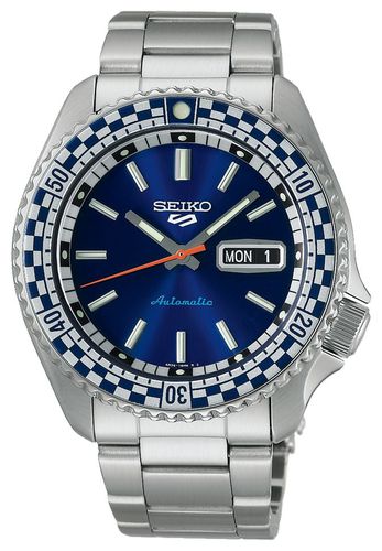 SRPK65K1 5 Sports Petrol âChecker Flagâ Watch - Seiko - Modalova