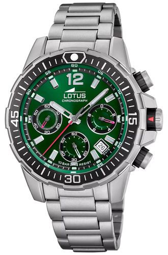 L18977/3 Sport Chronograph (45.4mm) Sunray Dial Watch - Lotus - Modalova