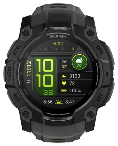 Instinct 3 AMOLED Outdoor GPS Smartwatch Watch - Garmin - Modalova