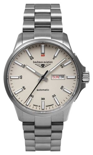 M5 Aviation Titanium Day-Date Automatic (42mm) Watch - Bauhaus - Modalova