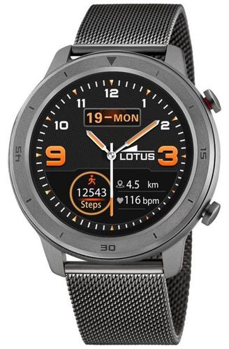 L50022/1 SmarTime | Bezel | Steel Mesh Watch - Lotus - Modalova