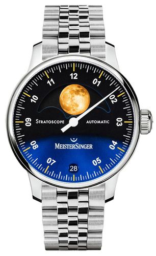 ST982G - MGB20 Stratoscope (43mm) Dial / Watch - MeisterSinger - Modalova