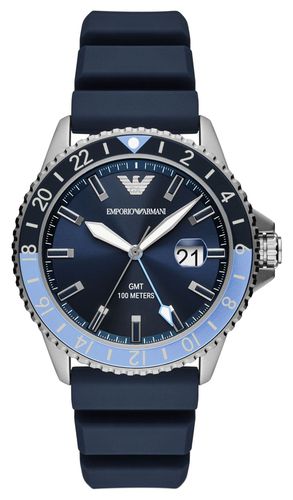 AR11592 Men's GMT (42mm) Dial / Watch - Emporio Armani - Modalova