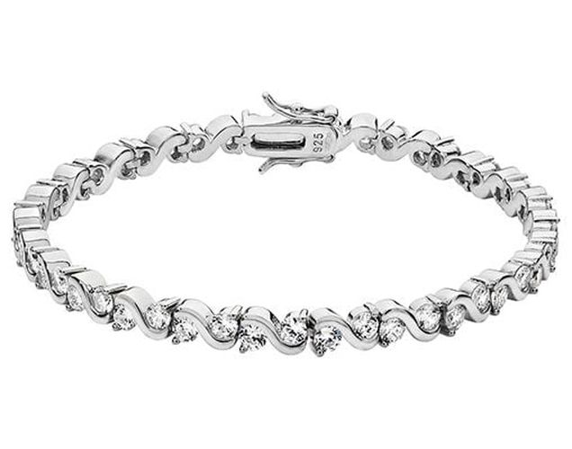 G2380 Ladies CZ bracelet Jewellery - James Moore TH - Modalova