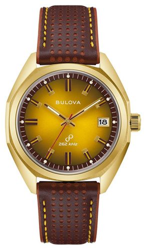 B214 Jet Star (40mm) Dial / Leather Watch - Bulova - Modalova