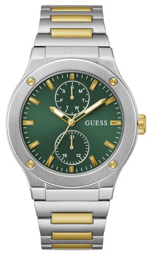 GW0795G1 Men's JET (45mm) Dial / Two-Tone Watch - Guess - Modalova