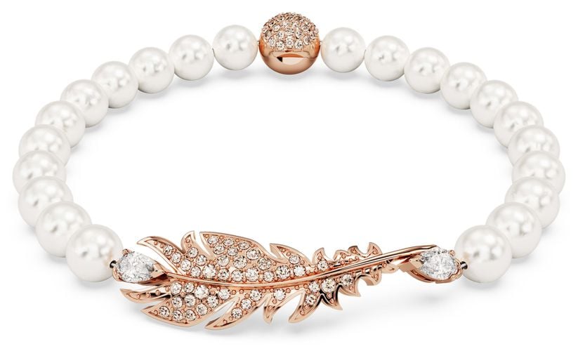 Idyllia Bracelet Crystal Pearls White Jewellery - Swarovski - Modalova