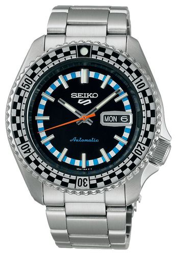 SRPK67K1 5 Sports & White âChecker Flagâ Watch - Seiko - Modalova