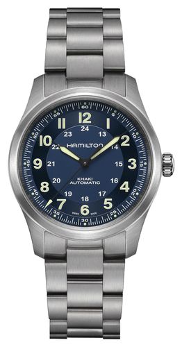 H70205140 Khaki Field Titanium Automatic (38mm) Watch - Hamilton - Modalova