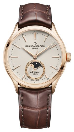 M0A10736 Clifton Baumatic Moonphase 18K ( Watch - Baume & Mercier - Modalova