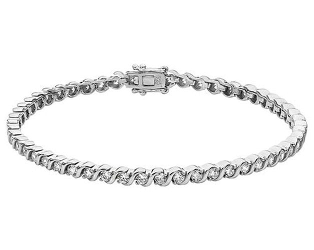 G2564 Ladies CZ Bracelet Jewellery - James Moore TH - Modalova