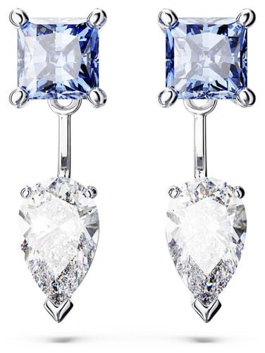 Mesmera Jacket-Style Earrings Rhodium Jewellery - Swarovski - Modalova