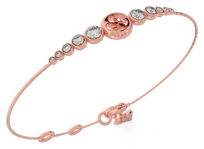 UBB03371RGL Women's Perfect Illusion Rose Gold Plated Jewellery - Guess - Modalova