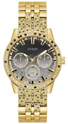 GW0365L2 Women's Glitter Dial Crystal Set Watch - Guess - Modalova