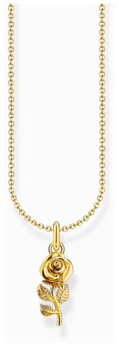 KE2269-413-39-L45V Rose Pendant Gold-Plated Jewellery - Thomas Sabo - Modalova