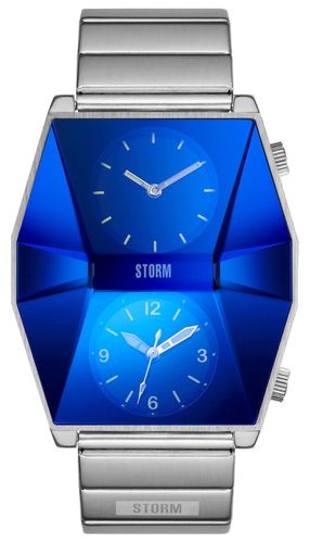 LB ZAREX Dual-Dial Quartz (40.5mm) Lazer Watch - STORM - Modalova