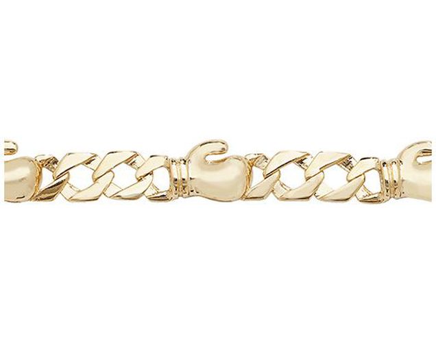 BR551 9CT YEL GOLD BABIES' 6 INCHES BRCLT Jewellery - James Moore TH - Modalova