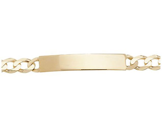 BR269 9CT YEL GOLD MEN'S 8.5 INCHES ID BRCLT Jewellery - James Moore TH - Modalova