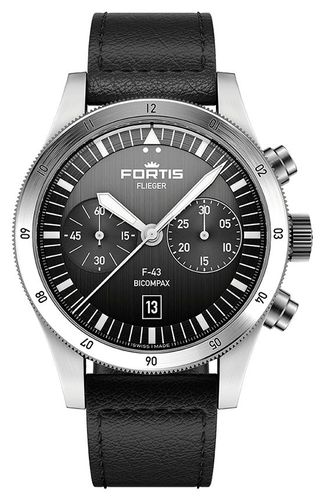 F4240007 Flieger F-43 Bicompax (43mm) Watch - FORTIS - Modalova