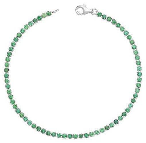 G2588GZ Ladies Green CZ Jewellery - James Moore TH - Modalova