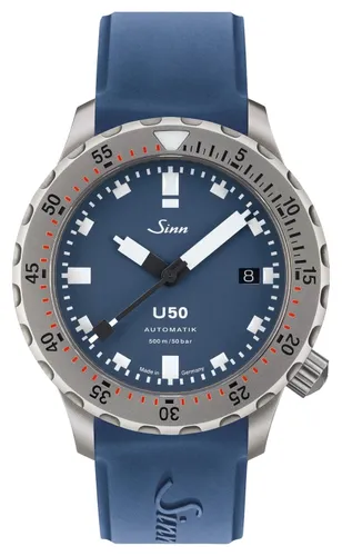 SILICONE U50 B Automatic (41mm) Matt- Watch - Sinn - Modalova