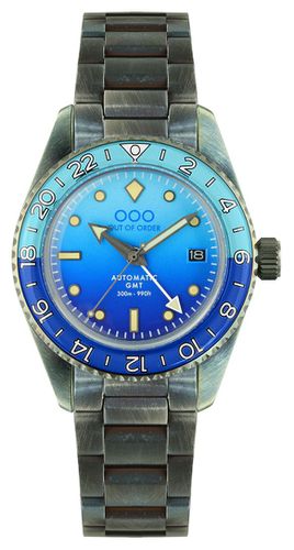 OOO.001-25.BB.BAND Bomba Blu Automatic GMT ( Watch - Out Of Order - Modalova