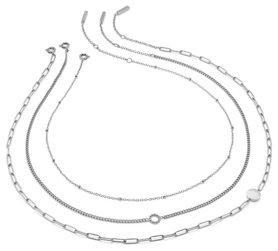 Classic Illusion Silver-Tone Stacking Jewellery - Olivia Burton - Modalova