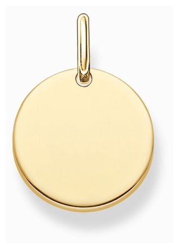 LBPE0001-413-12 Small Disc Pendant Gold-Plated Jewellery - Thomas Sabo - Modalova