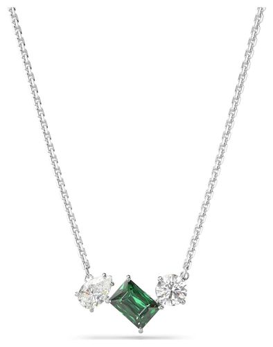 Mesmera Necklace Rhodium Plated and Jewellery - Swarovski - Modalova