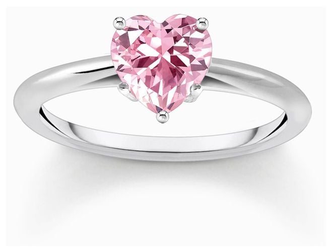 TR2476-051-9-54 Heart Cut Zirconia Sterling Jewellery - Thomas Sabo - Modalova