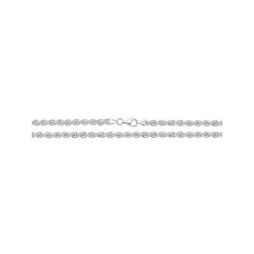 G1269/22 Silver Rope Chain 22 Jewellery - James Moore TH - Modalova