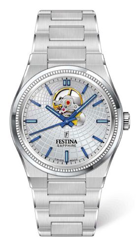 F20053/1 Swiss Made RivÃ© Open Heart Automatic (40mm Watch - Festina - Modalova