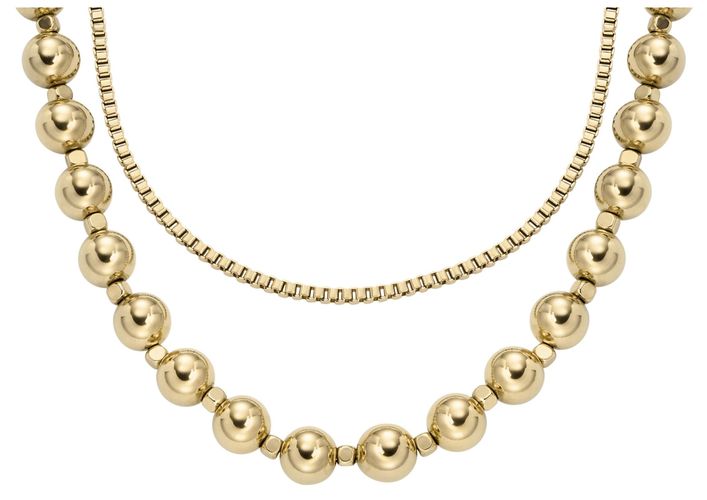 JA7248710 Women's All Stacked Up Double Strand Gold- Jewellery - Fossil - Modalova