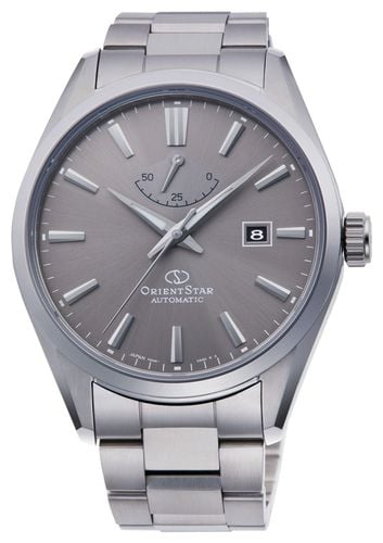 RE-AU0404N00B Simple Date Mechanical (42mm) Watch - Orient Star - Modalova