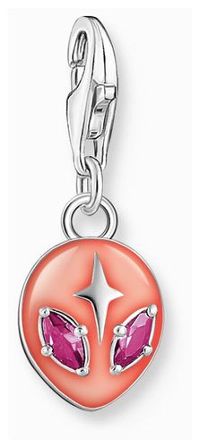 Alien Charm Pendant with Red Cold Jewellery - Thomas Sabo - Modalova