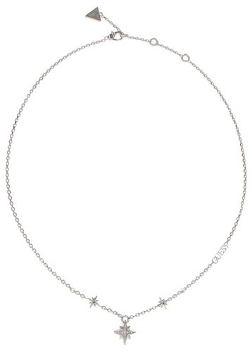 UBN03329RH Women's In The Sky Rhodium Plated Jewellery - Guess - Modalova