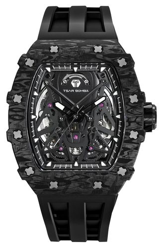 TB8207CF-01 Elemental Series Carbon Fiber Watch - TSAR BOMBA - Modalova